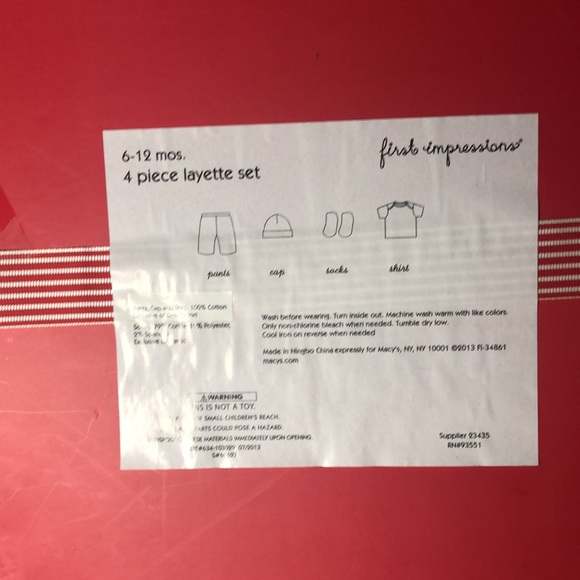 Christmas Layette Set - Picture 2 of 2